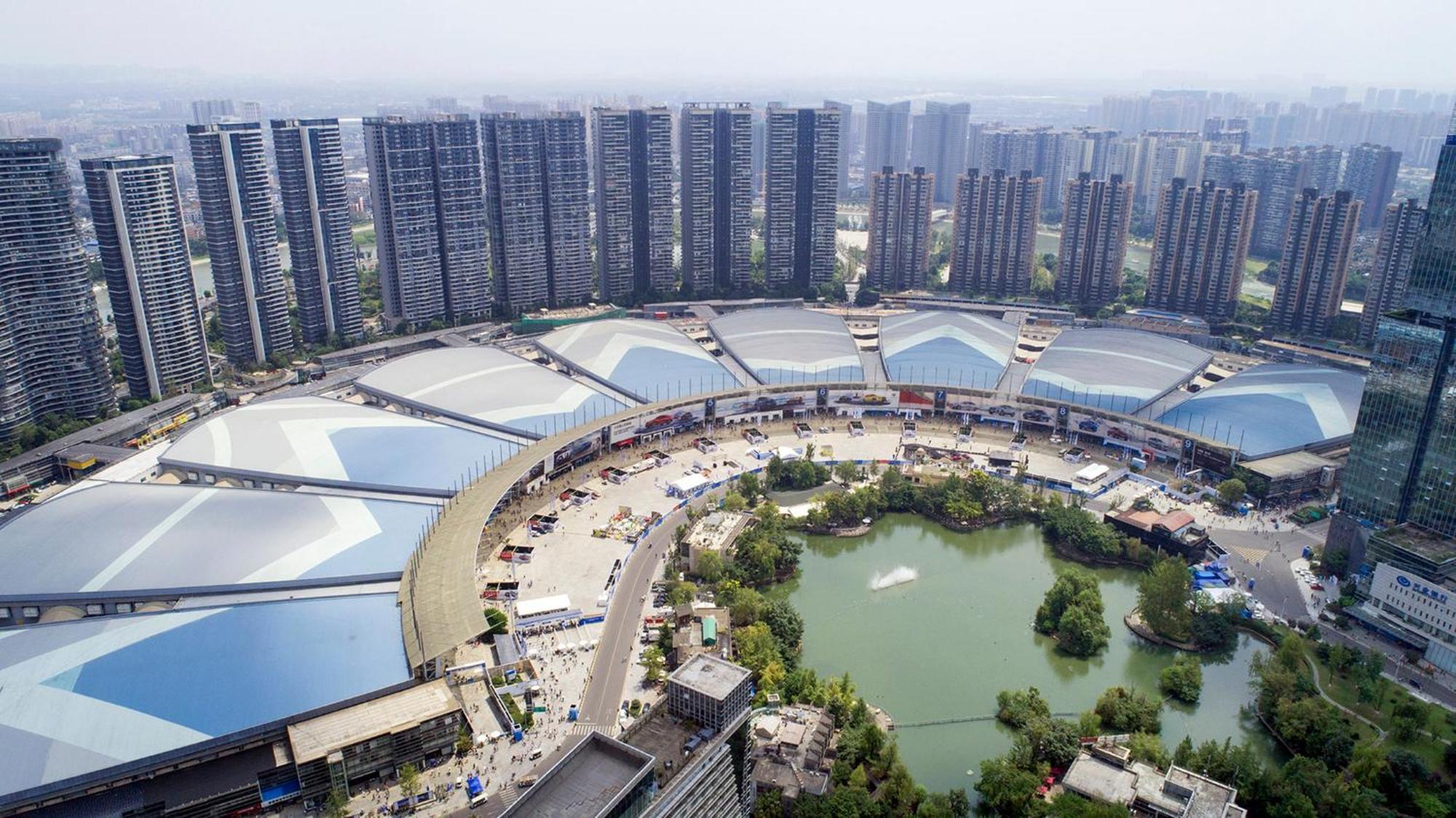 Holiday Inn Chengdu Century City-Westtower Exterior foto